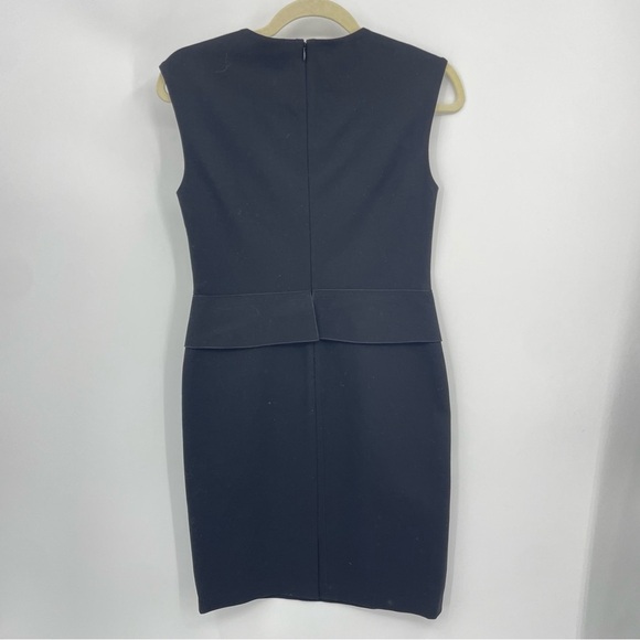 Lafayette 148 Black Sheath Dress size P XS 0-2 sleeveless lbd - Picture 3 of 7